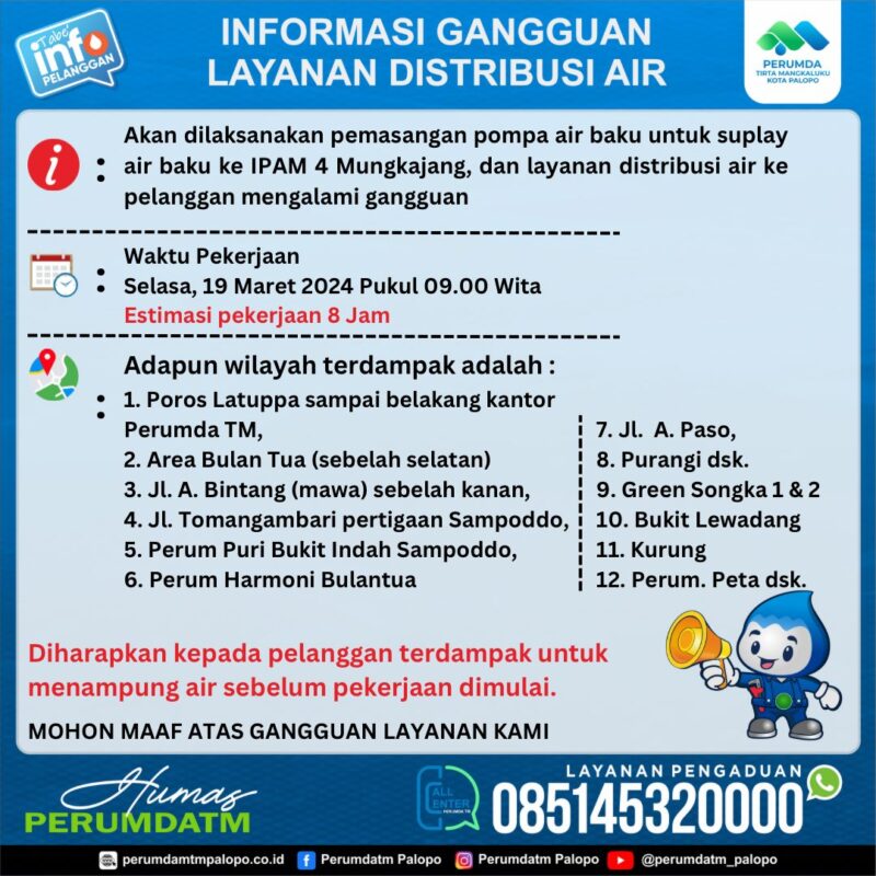 Pengumuman PERUMDA TM Palopo