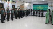 Dandim 1311 Morowali Pimpin Korps Rapor Kenaikan Pangkat Perwira, Bintara dan Tamtama