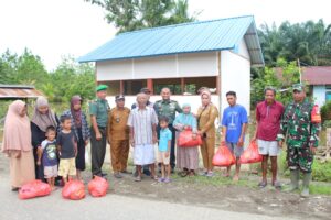 Dandim 1311/Morowali & Kaban BPBD Morowali Sinergi Bantu Korban Banjir