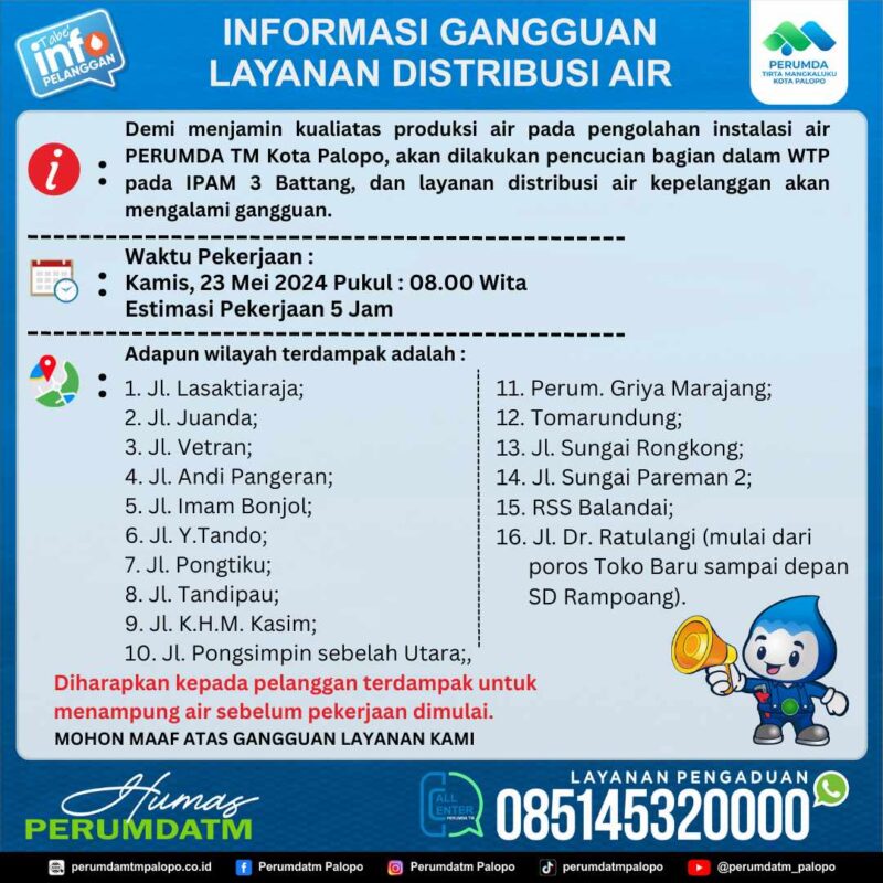 Info Penting PERUMDA TM Palopo