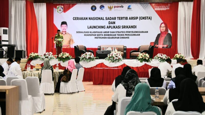 Pemkab Morowali Giatkan Gerakan Nasional Sadar Tertib Arsip (GNSTA)