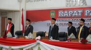 Pengambilan Sumpah Janji Pimpinan DPRD Kota Palopo Masa Jabatan 2024- 2029