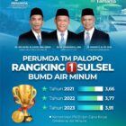 PERUMDA TM Palopo Raih Peringkat Pertama Se- Sulawesi Selatan