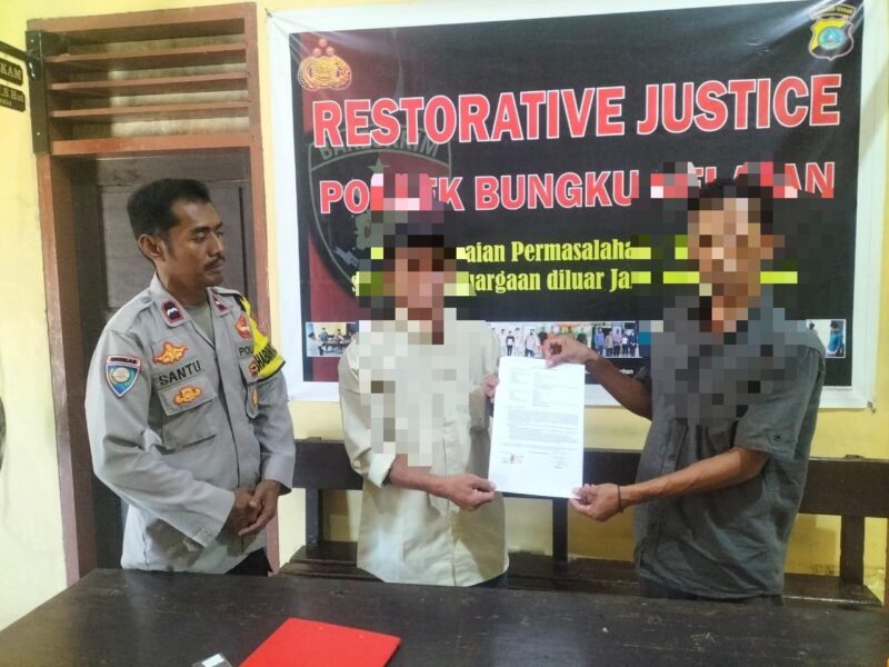 Bhabinkamtibmas Polres Morowali Terapkan Pendekatan Restorative Justice dalam Penyelesaian Kasus