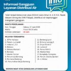 Pipa Bocor di Jl. Ahmad Razak, Distribusi Air PERUMDA TM Terganggu