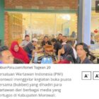 Pererat Solidaritas, PWI Morowali Gelar Buka Puasa Bersama Antar-Wartawan